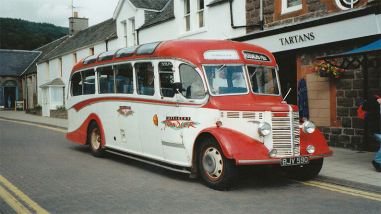 A local service bus 1940s part of rural heritage