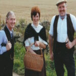 Typical country folk 1940s dressed in going out clothes feature in our therapy clips.